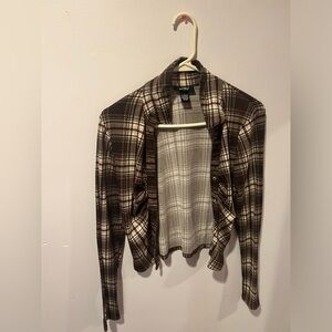 Brown and tan flannel